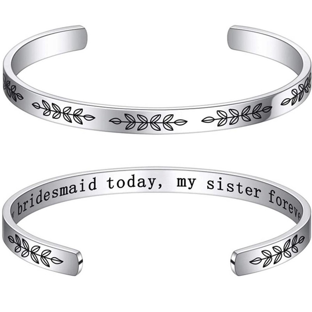 Bridesmaid Cuff Bracelet Gift for Wedding Party